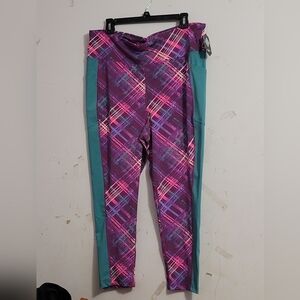 Purple and Teal Work OUT